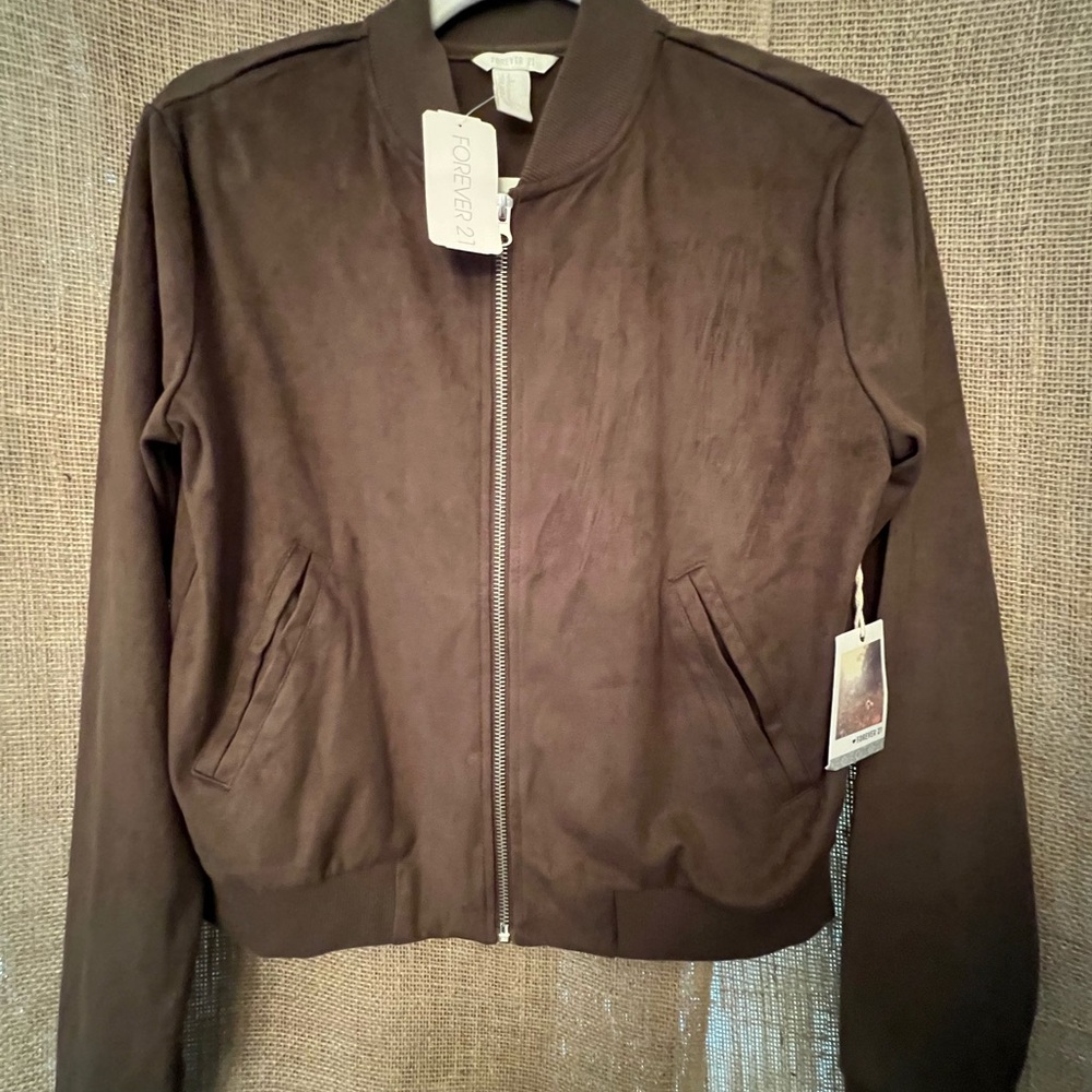 Forever 21 olive green  Zip-Up Jacket size small